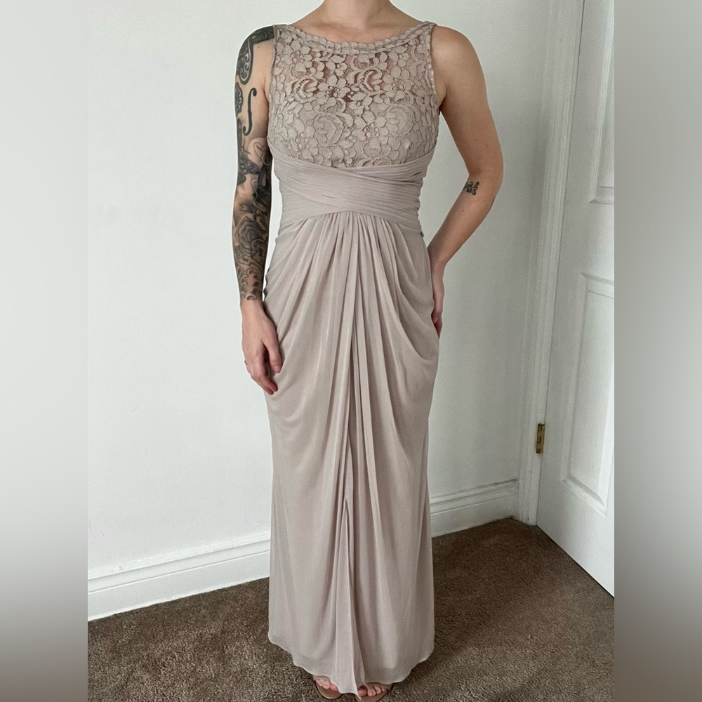 David’s Bridal Floor Length Gown